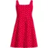 Women's Princess Seam Poplin Above the Knee Dress, Front