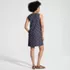Women's Linen Shift Above the Knee Dress, Back