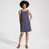 Women's Linen Shift Above the Knee Dress, Front
