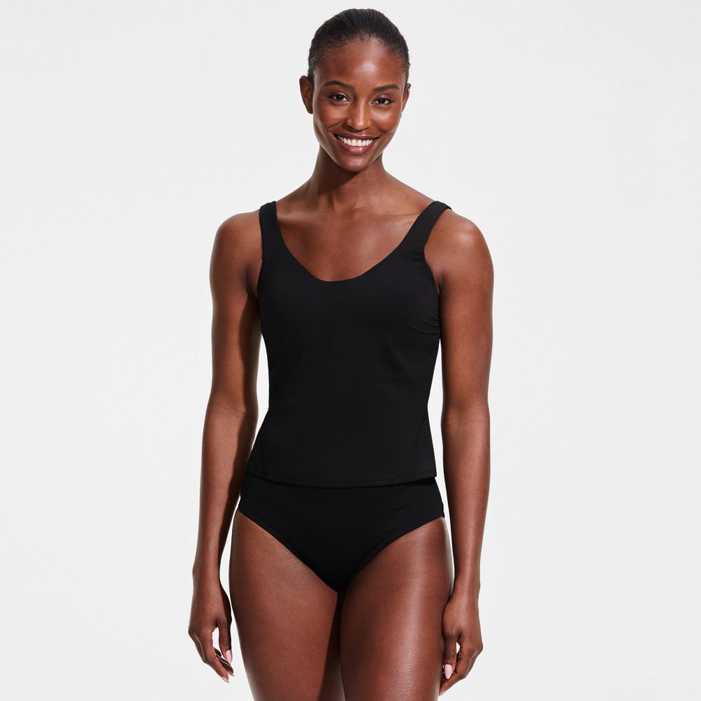 Women's Sea-to-Sport Luxe Tugless Sweetheart Swim Tank | Lands' End