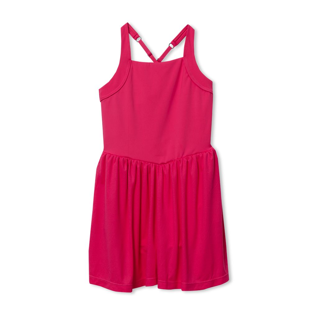 Lands' End Girls Active Tank Dress - Hot Pink