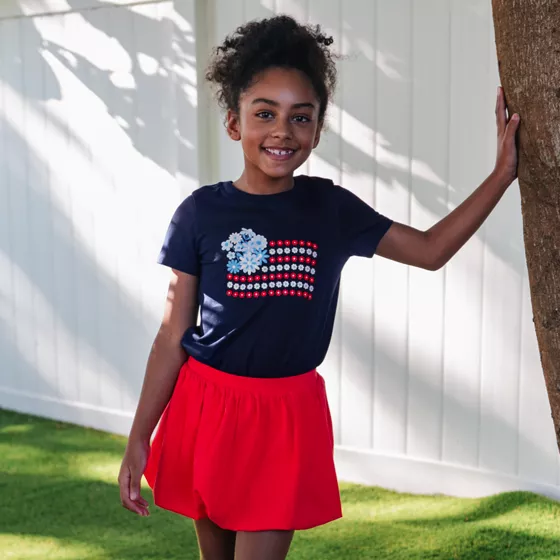 Girls Bubble Skort - primary