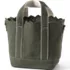 Small Eyelet Canvas Open Top Tote, Back
