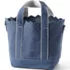 Small Eyelet Canvas Open Top Tote, Back