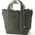 Small Eyelet Canvas Open Top Tote, Front