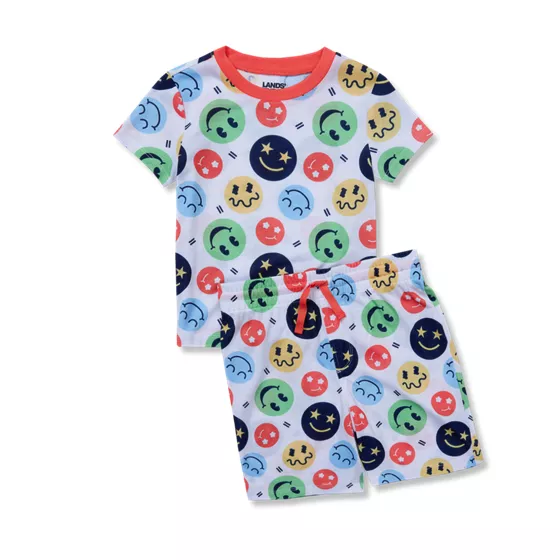 Boys Short Sleeve Tee and Shorts Pajama Set - primary