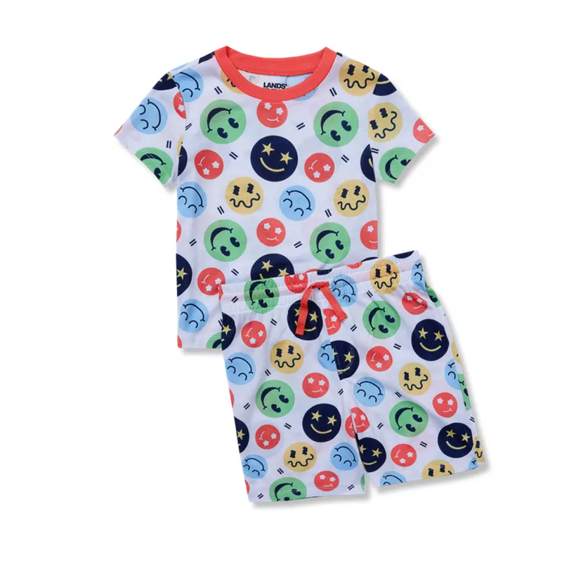Boys Short Sleeve Tee and Shorts Pajama Set, alternative image