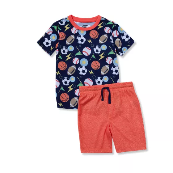 Boys Short Sleeve Tee and Shorts Pajama Set - primary