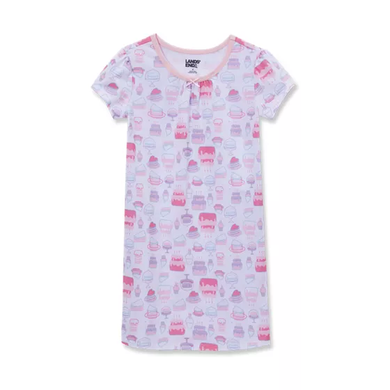 Girls Short Sleeve Nightgown - primary