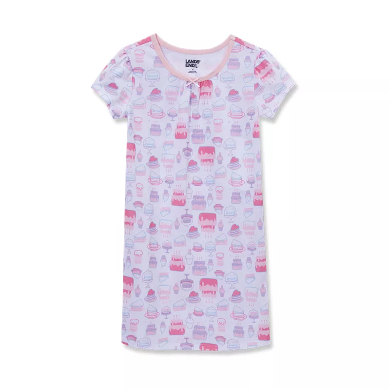 Girls Short Sleeve Nightgown, alternative image