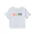 Girls Short Sleeve Ruffle Tee, alternative image
