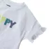 Girls Short Sleeve Ruffle Tee, alternative image