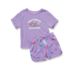 Girls Short Sleeve Tee and Shorts Pajama Set, alternative image