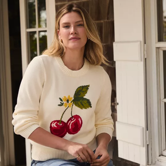Women's Drifter Jacquard Sweater - primary