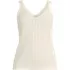 Women's Cotton Cable Vneck Tank Sweater, Front