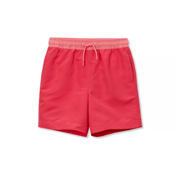 Boys Chlorine Resistant 5" Swim Trunks with Mesh Liner - primary