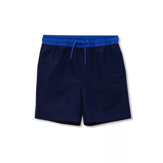 Boys Husky Chlorine Resistant 5" Swim Trunks with Mesh Liner - primary