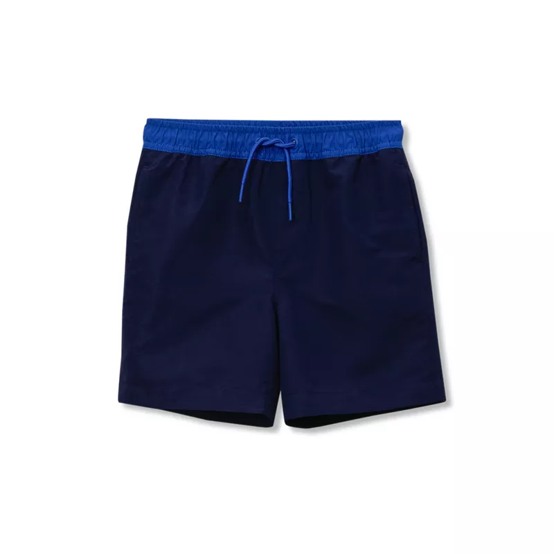 Boys Husky Chlorine Resistant 5" Swim Trunks with Mesh Liner, alternative image