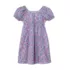 Girls Short Sleeve Bow Dress, alternative image