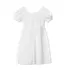 Girls Short Sleeve Eyelet Bow Dress, alternative image