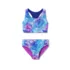 Girls Chlorine Resistant Reversible Sporty Bikini Swimsuit Set, alternative image