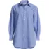 Women's Oversized Seersucker Shirt, Front