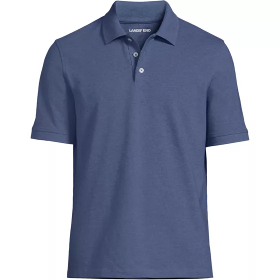 Men's Tall Short Sleeve Performance Mesh Pique Polo - primary