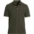 Men's Big Short Sleeve Performance Mesh Pique Polo, Front