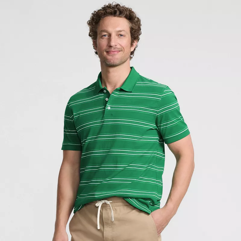 Men's Short Sleeve Performance Mesh Pique Polo, alternative image