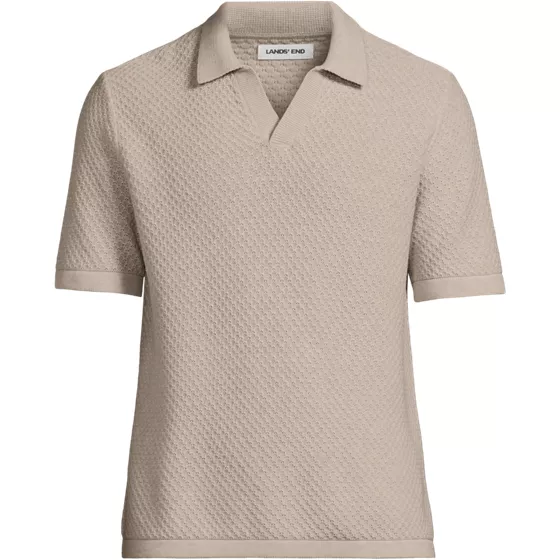 Men's Short Sleeve Johnny Collar Polo - primary