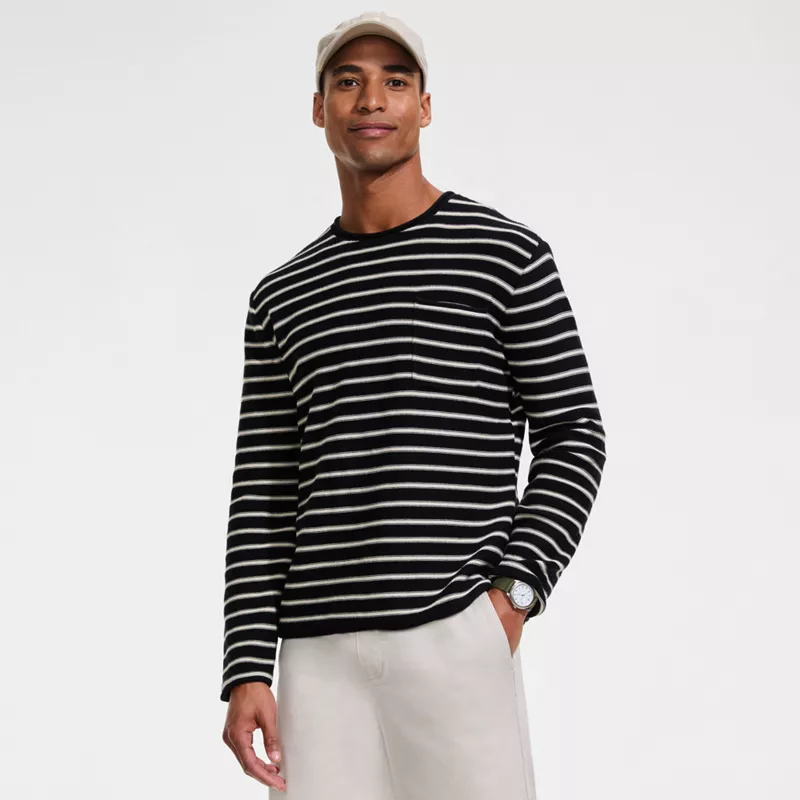 Men's Long Sleeve Cotton Rollneck Sweater, alternative image