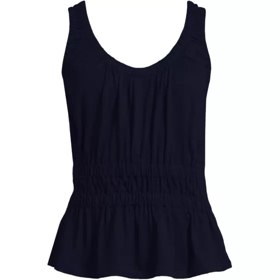 Women's Slub Rouched Tank Top - primary