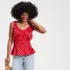 Women's Slub Rouched Tank Top, alternative image