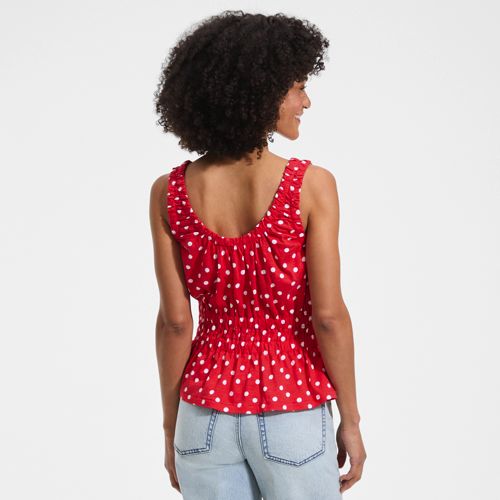 Women's Slub Rouched Tank Top - image 5