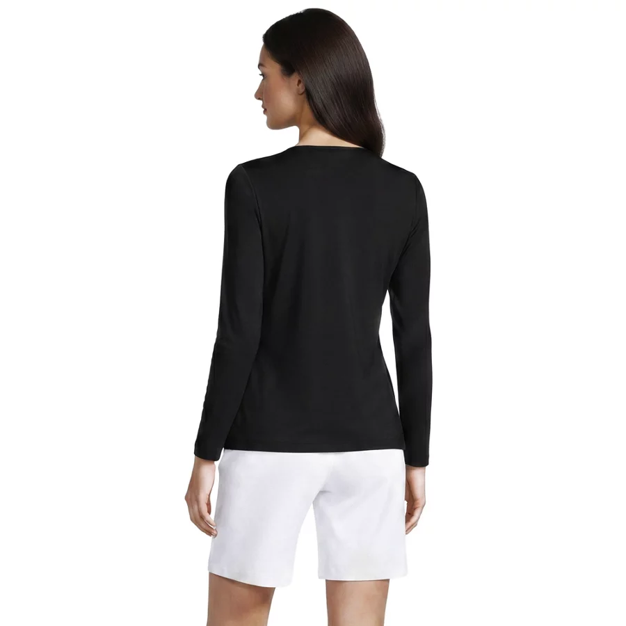 Women's Long Sleeve Crewneck Garden Tee   Sunshade UPF 50 Quick Dry view 2