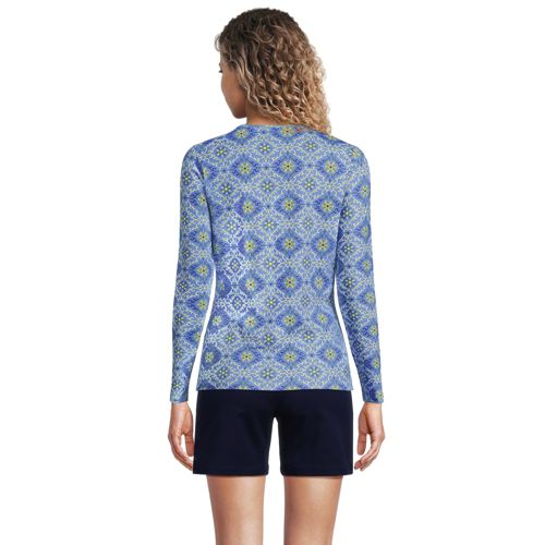 Lake Blue/Egret Geo Floral