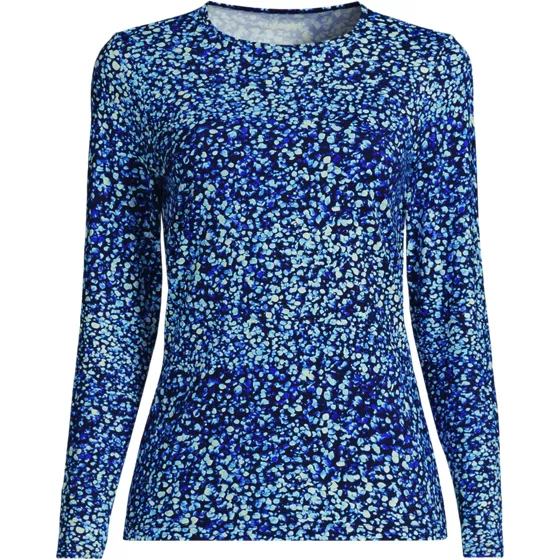 Women's Long Sleeve Crewneck Garden Tee - Sunshade UPF 50 Quick Dry - primary
