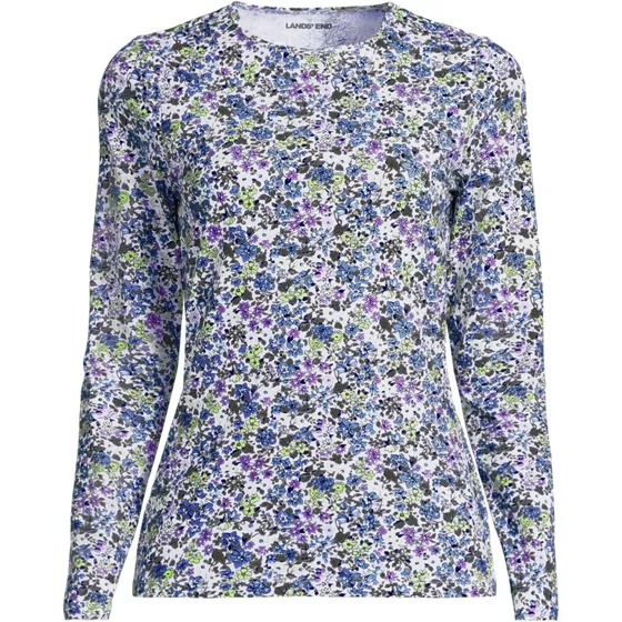 Women's Long Sleeve Crewneck Garden Tee - Sunshade UPF 50 Quick Dry - primary