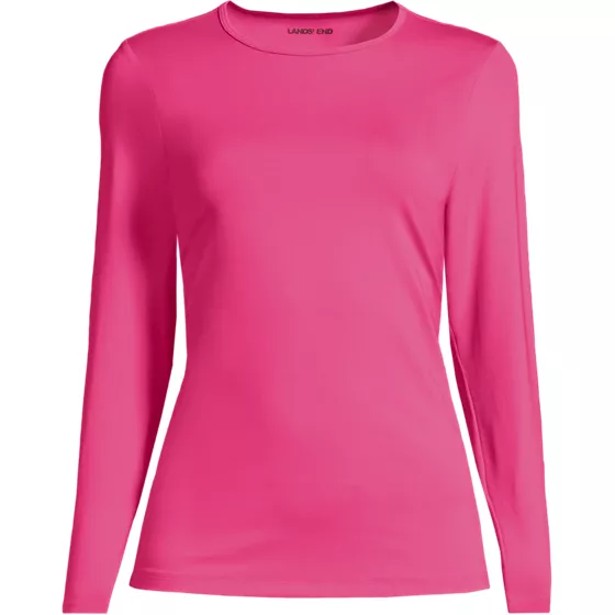 Women's Long Sleeve Crewneck Garden Tee - Sunshade UPF 50 Quick Dry - primary
