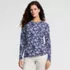 Women's Long Sleeve Crewneck Garden Tee - Sunshade UPF 50 Quick Dry, Front