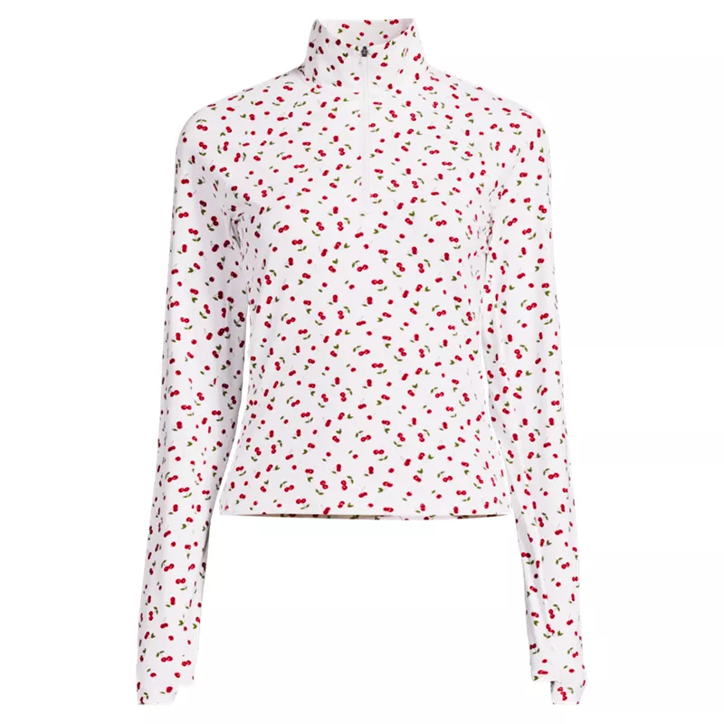 Women's SunShade UPF 50 Quarter Zip Rash Guard, Front