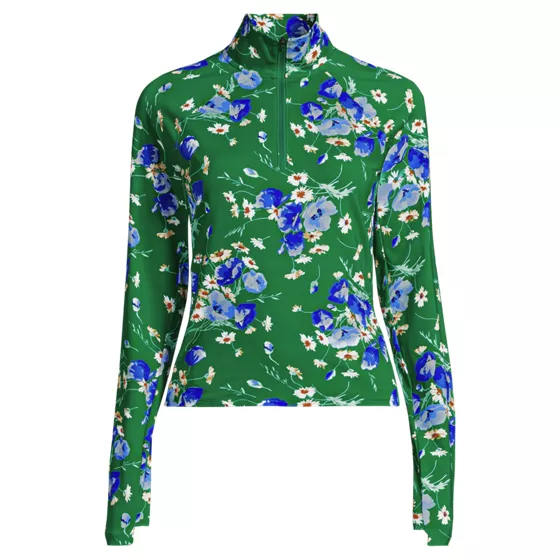 Women's SunShade UPF 50 Quarter Zip Rash Guard - primary