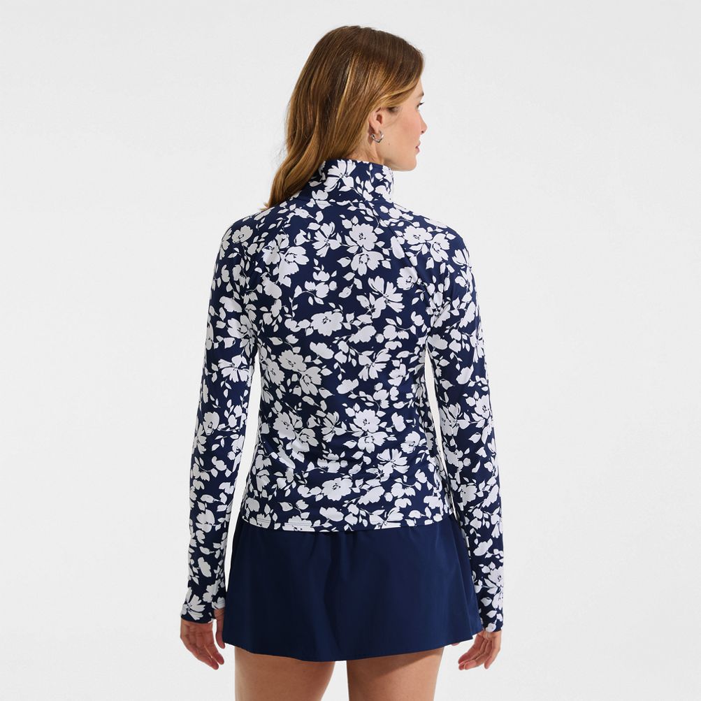 Women's SunShade UPF 50 Quarter Zip Rash Guard | Lands' End