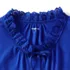 Women's Lightweight Jersey Button Front Lace Trim Tank, alternative image