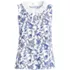 Women's Lightweight Jersey Button Front Lace Trim Tank, Front
