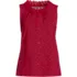 Women's Lightweight Jersey Button Front Lace Trim Tank, Front