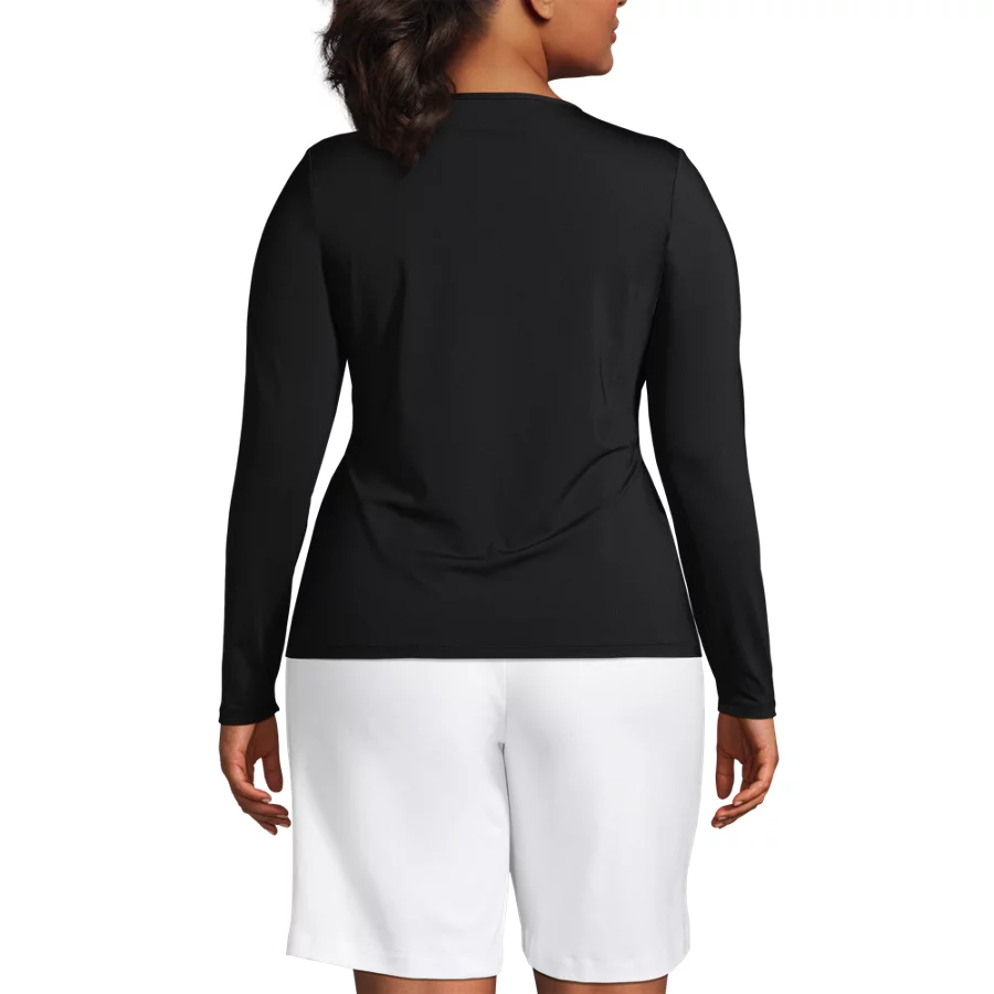 Women's Long Sleeve Crewneck Garden Tee   Sunshade UPF 50 Quick Dry view 4