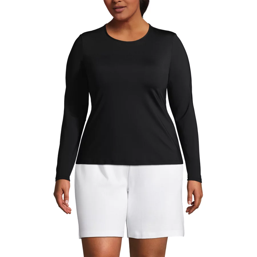 Women's Long Sleeve Crewneck Garden Tee   Sunshade UPF 50 Quick Dry view 5