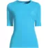 Women's Elbow Sleeve Crewneck Garden Tee- Sunshade UPF 50 Quick Dry, Front