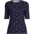 Women's Elbow Sleeve Crewneck Garden Tee- Sunshade UPF 50 Quick Dry, Front